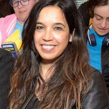 Connie Angland is at award show.